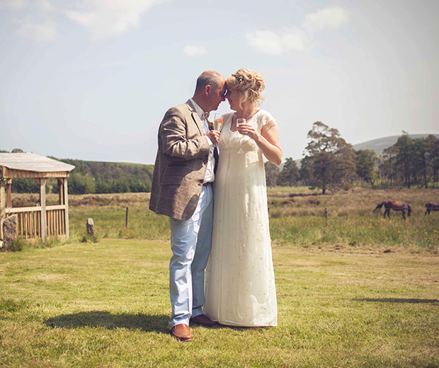 Mary and Wim's rustic outdoor ceremony at Kippure Estate by Lucy Nuzum | onefabday-com.go-vip.net