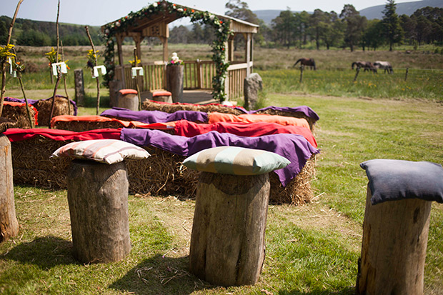 rustic outdoor ceremony at Kippure Estate | onefabday.com