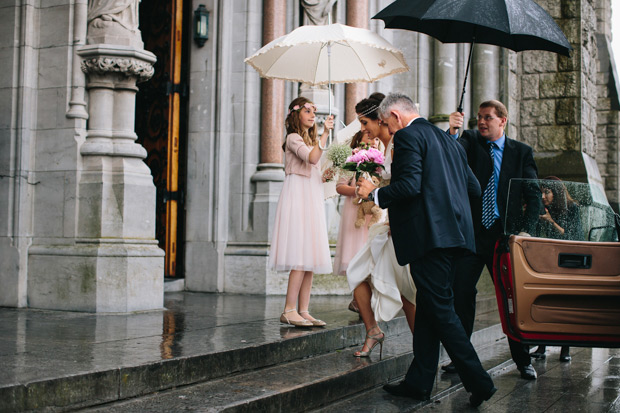 brides arrival at church | onefabday.com