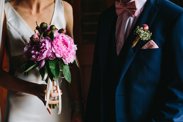 Peony bridal bouquet | onefabday.com