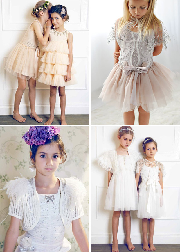 Fairytale flowergirl dresses from Tutu Du Monde | onefabday.com