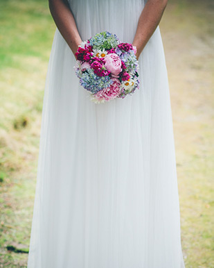 Pink bridal bouquet | onefabday.com