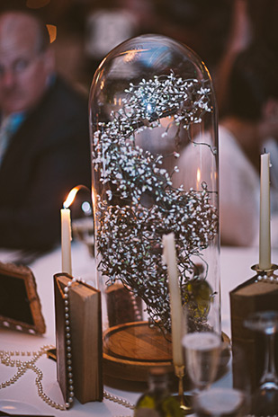 gothic and glam vintage wedding decor | onefabday.com