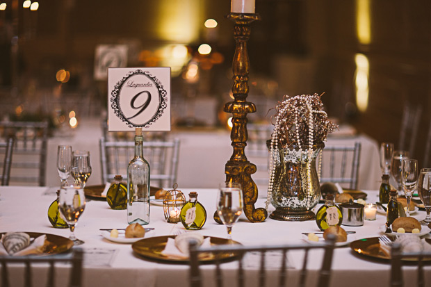 gothic and glam vintage wedding decor | onefabday.com