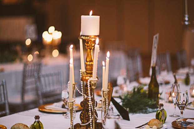 gothic and glam vintage wedding decor | onefabday.com