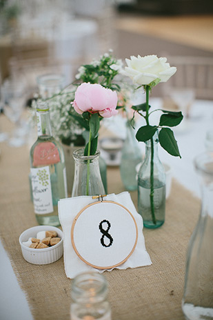 embroidery hoop table numbers | onefabday.com