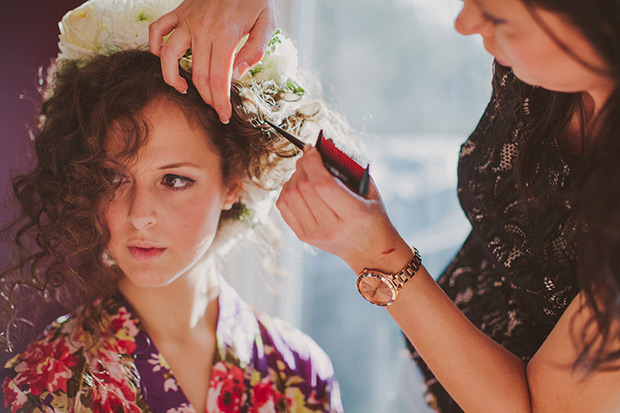 Bridal hair styling | onefabday.com