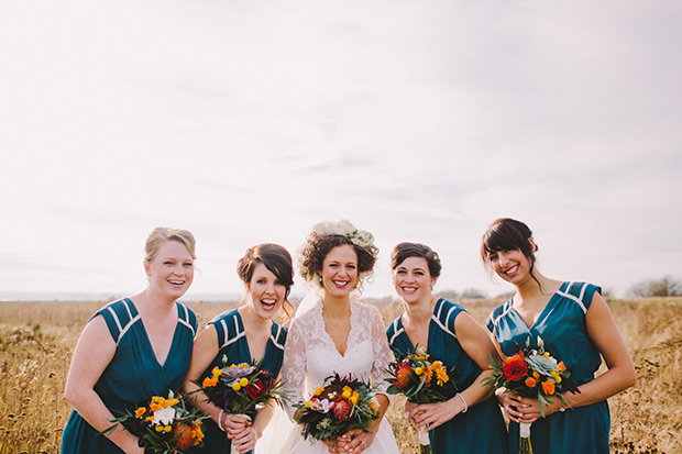 teal bridesmaids dresses | onefabday.com