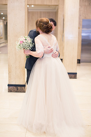 Clare and Nathan's beautifully intimate wedding by I Heart Weddings | onefabday.com 