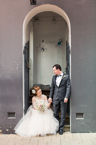 Clare and Nathan's beautifully intimate wedding by I Heart Weddings | onefabday.com 