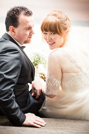 Clare and Nathan's beautifully intimate wedding by I Heart Weddings | onefabday.com 