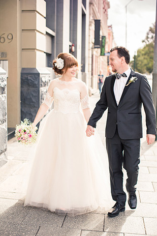 Clare and Nathan's beautifully intimate wedding by I Heart Weddings | onefabday.com 