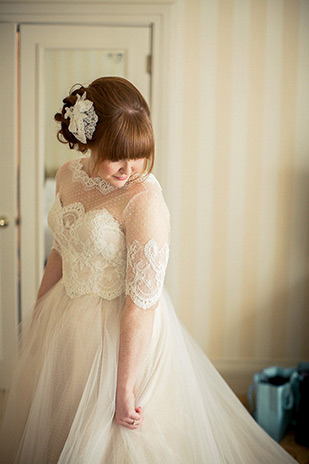 Clare and Nathan's beautifully intimate wedding by I Heart Weddings | onefabday.com 