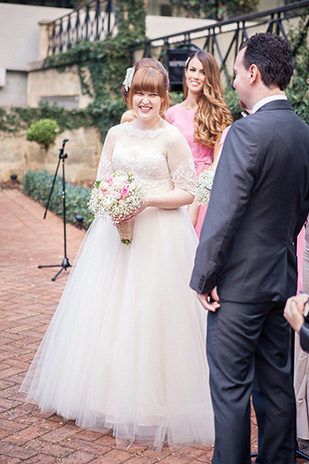 Clare and Nathan's beautifully intimate wedding by I Heart Weddings | onefabday.com 