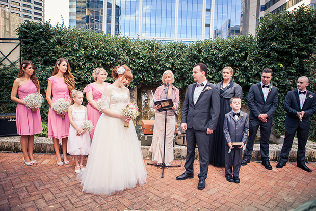 Clare and Nathan's beautifully intimate wedding by I Heart Weddings | onefabday.com