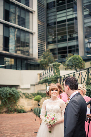 Clare and Nathan's beautifully intimate wedding by I Heart Weddings | onefabday.com