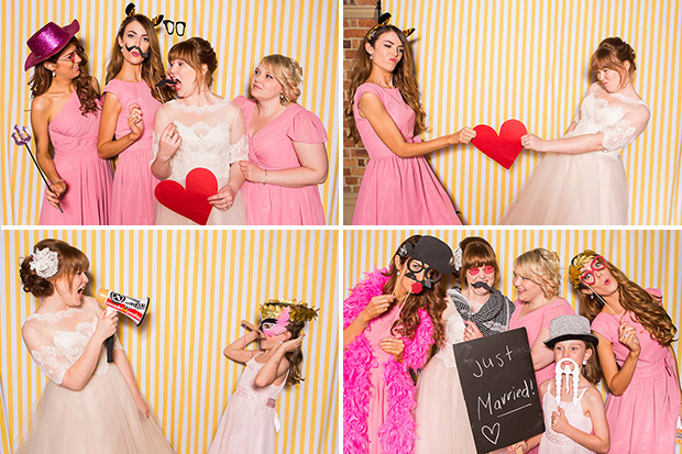 photobooth fun! Clare and Nathan's beautifully intimate wedding by I Heart Weddings | onefabday.com 