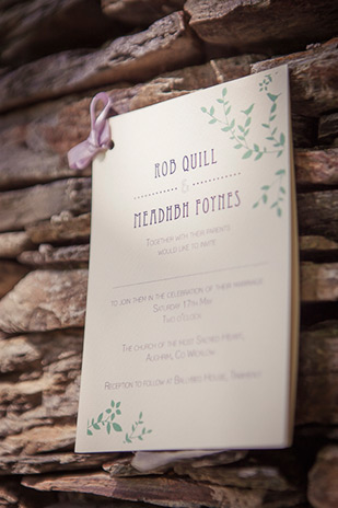 pretty wedding invite | onefabday.com