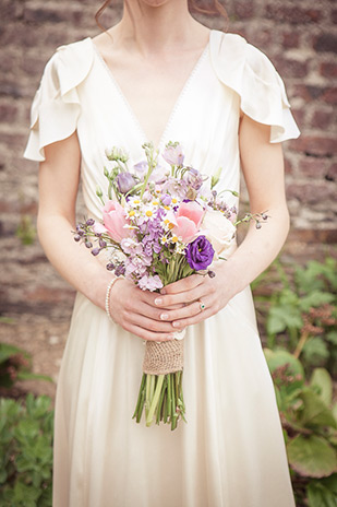 pretty spring bridal bouquet | onefabday.com