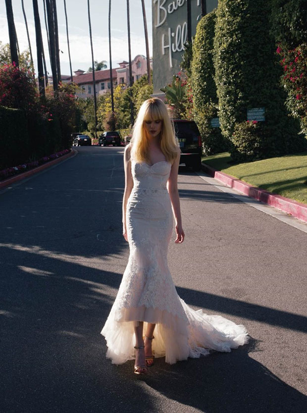 Inbal-Dror-2014-bridal-collection-with-tulle-fishtail