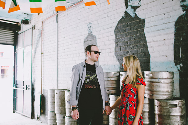 Laura & Kevin's Dublin City Engagement Shoot by Ivana Patarcic Photography | onefabday.com