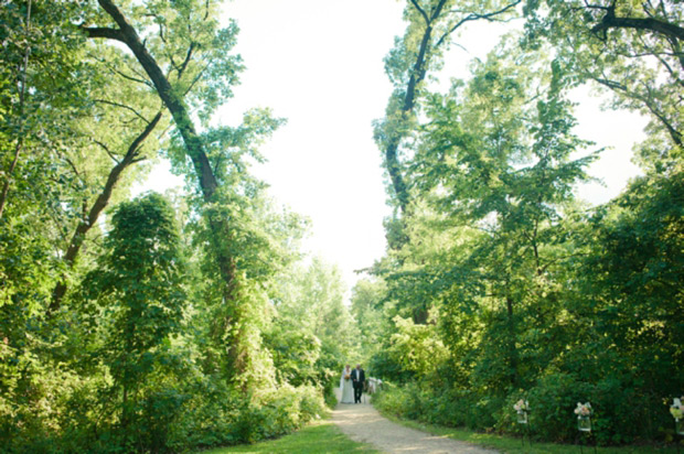 Outdoor Wedding Ceremony | Emily and Ben's colourful wedding by Studio Finch | onefabday.com