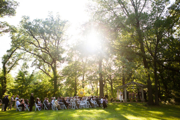 Outdoor Wedding Ceremony | Emily and Ben's colourful wedding by Studio Finch | onefabday.com