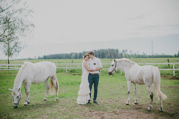 Barn reception | Triin & Henri's Countryside Wedding by Sandra Palm Photography | onefabday.com