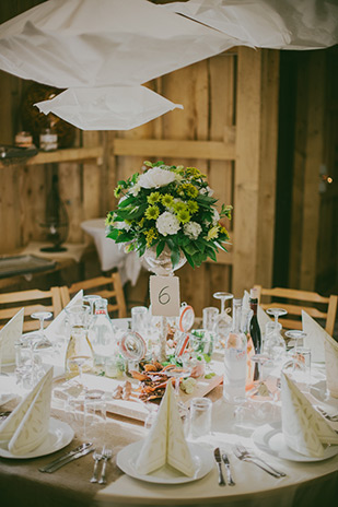 Barn reception | Triin & Henri's Countryside Wedding by Sandra Palm Photography | onefabday.com