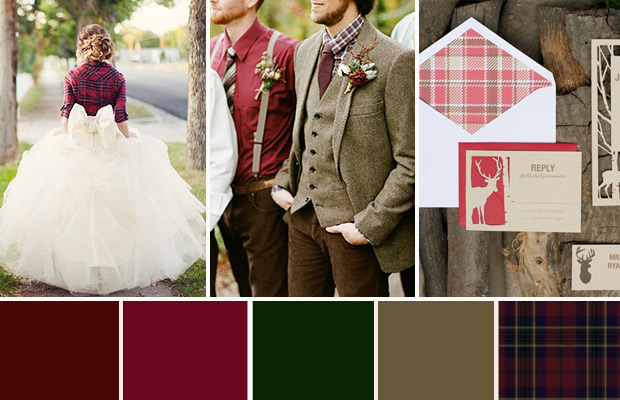 A little bit of Tartan: Red and Green Colour Palette | onefabday-com.go-vip.net