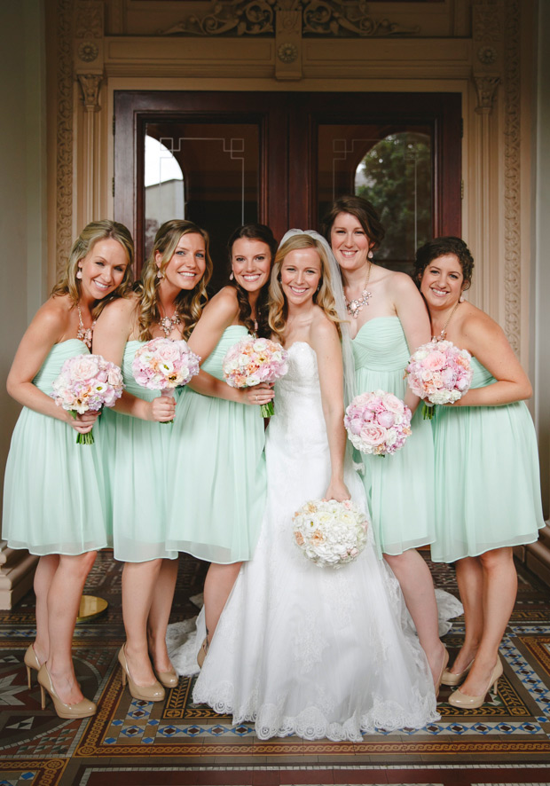 mint bridesmaids dresses | onefabday.com