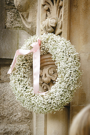 babys breath wreath | onefabday.com