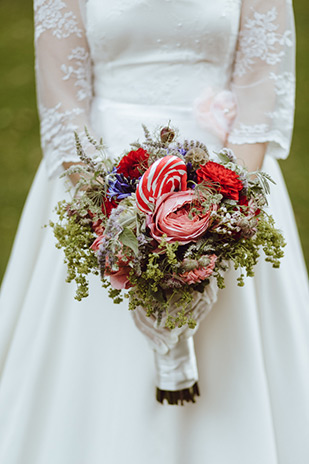 lollipop bridal bouquet | onefabday.com