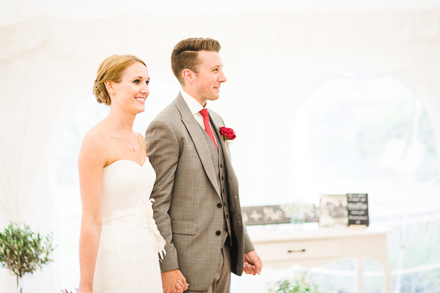 Alex and Lewis' beautiful red and white wedding by Butterfly Photography | onefabday.com