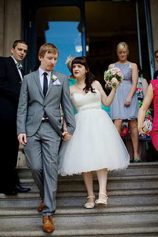 Marie and James' Retro Fabulous Dublin City wedding by Elisha Clarke | onefabday.com