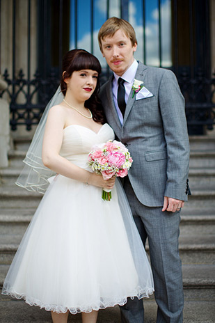 Marie and James' Retro Fabulous Dublin City wedding by Elisha Clarke | onefabday.com