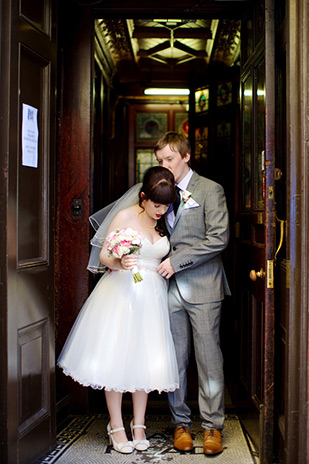 Marie and James' Retro Fabulous Dublin City wedding by Elisha Clarke | onefabday.com