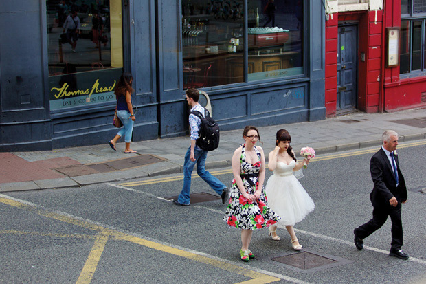 Marie and James' Retro Fabulous Dublin City wedding by Elisha Clarke | onefabday.com