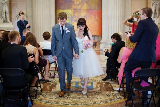 Marie and James' Retro Fabulous Dublin City wedding by Elisha Clarke | onefabday.com