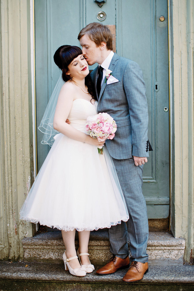 Marie and James' Retro Fabulous Dublin City wedding by Elisha Clarke | onefabday.com