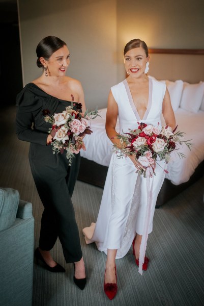 black bridesmaid dresses, black bridesmaid jumpsuits, short black bridesmaid dresses