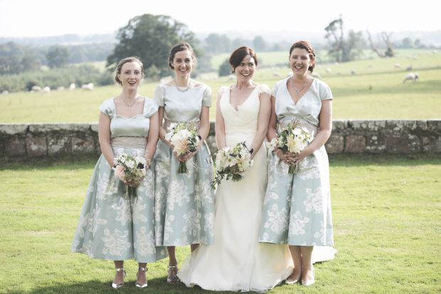 beautiful pastel blue and silver bridesmaids skirt and top combo | onefabday-com.go-vip.net