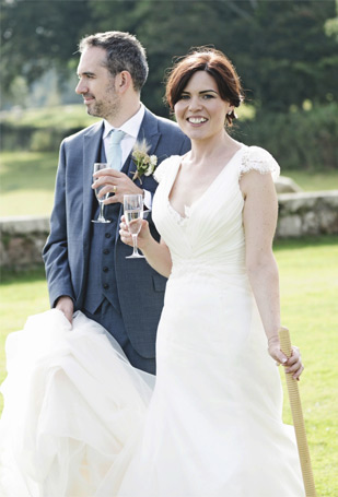 Catriona and Neil's Beautiful Borris House Real Wedding by Ewa Figaszewska | onefabday.com