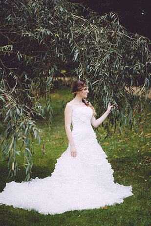 fairytale style wedding dress | Floral Inspiration Shoot by Ladies and Lord | onefabday.com