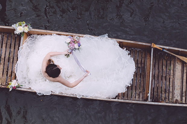 fairytale style wedding dress | Floral Inspiration Shoot by Ladies and Lord | onefabday.com