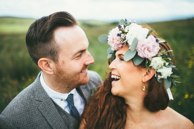 beautiful boho floral crown bride Ellen | onefabday-com.go-vip.net