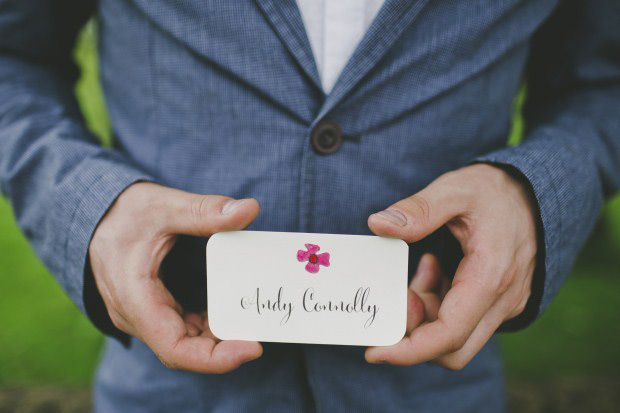 pretty wedding placecards | onefabday.com