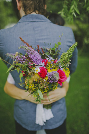 pretty rustic bridal bouquet | onefabday.com