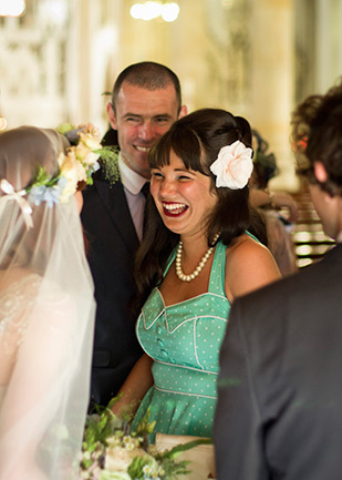 Cormac and Rachel's vintage glam wedding by Joe Laverty | onefabday.com