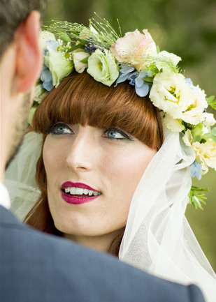 vintage boho bride | Cormac and Rachel's vintage glam wedding by Joe Laverty | onefabday.com